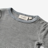 Wheat Wool Wool Body L/S Lucca Underwear/Bodies 1433 navy stripe