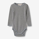 Wheat Wool Wool Body L/S Lucca Underwear/Bodies 1433 navy stripe
