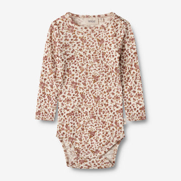 Wheat Wool Wool Body L/S Lucca Body 2475 rose flowers