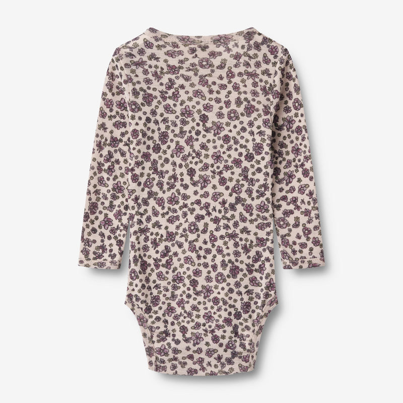 Wheat Wool Wool Body L/S Lucca Underwear/Bodies 1114 autumn flowers