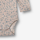 Wheat Wool Wool Body L/S Lucca Underwear/Bodies 1481 blue flowers