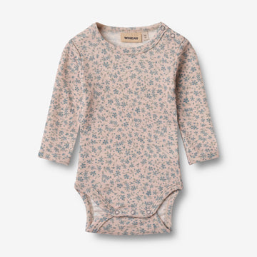 Wheat Wool Wool Body L/S Lucca Underwear/Bodies 1481 blue flowers