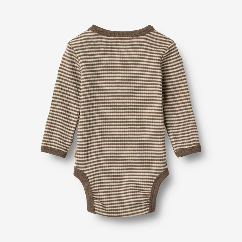 Wheat Main Wool Body L/S Lucca Body 9578 wood stripe
