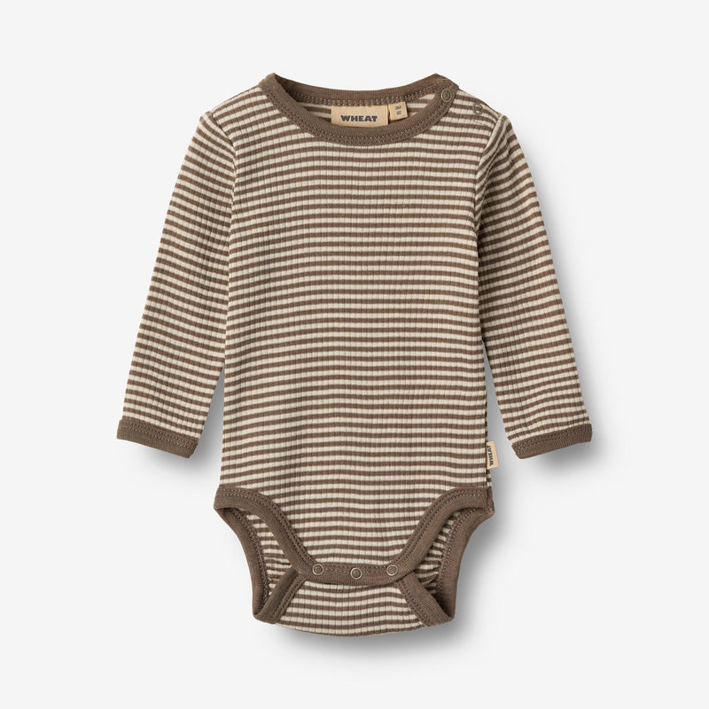 Wheat Main Wool Body L/S Lucca Body 9578 wood stripe