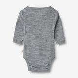 Wheat SMU Wool Body L/S Willow Underwear/Bodies 0224 melange grey