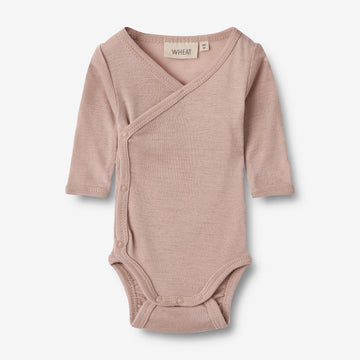 Wheat Wool Wool Body L/S Willow Underwear/Bodies 1135 dry rose
