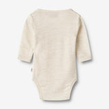 Wheat SMU Wool Body L/S Willow Underwear/Bodies 1141 eggshell melange
