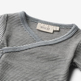 Wheat SMU Wool Body L/S Willow Underwear/Bodies 1433 navy stripe