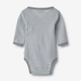 Wheat SMU Wool Body L/S Willow Underwear/Bodies 1522 cloudy sky stripe