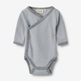 Wheat SMU Wool Body L/S Willow Underwear/Bodies 1522 cloudy sky stripe