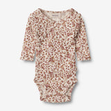 Wheat Wool Wool Body L/S Willow Underwear/Bodies 2475 rose flowers
