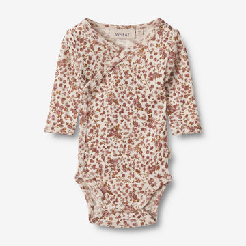 Wheat Wool Wool Body L/S Willow Underwear/Bodies 2475 rose flowers