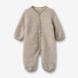 Wheat Wool Wool Fleece Suit Levi Jumpsuit 3204 khaki melange