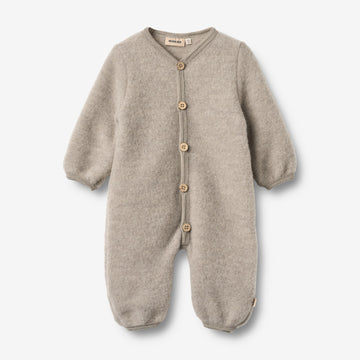 Wheat Wool Wool Fleece Suit Levi Jumpsuit 3204 khaki melange