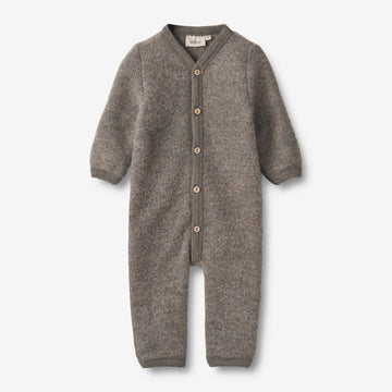 Wheat Wool Wool Feece Suit Levi Jumpsuit 3015 brown melange