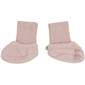 Wheat Wool Wool Fleece Booties Acc 2487 rose powder