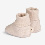 Wheat Wool Wool Fleece Booties | Baby Acc 1356 pale lilac