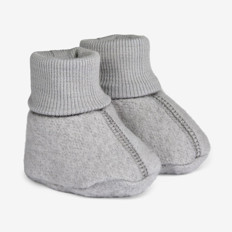 Wheat Wool Wool Fleece Booties | Baby Acc 1524 winter sky