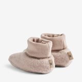 Wheat Wool Wool Fleece Booties Lei Accessory 1135 dry rose
