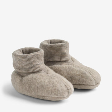 Wheat Outerwear Wool Fleece Booties Lei Accessory 3204 khaki melange