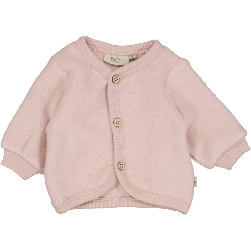 Wheat Wool Wool Fleece Cardigan Sweatshirts 2487 rose powder