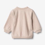 Wheat Wool Wool Fleece Cardigan | Baby Sweatshirts 1356 pale lilac