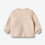 Wheat Wool Wool Fleece Cardigan Kari Sweatshirt 1356 pale lilac