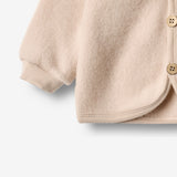 Wheat Wool Wool Fleece Cardigan Kari Sweatshirt 1356 pale lilac