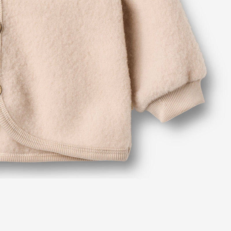 Wheat Wool Wool Fleece Cardigan Kari Sweatshirt 1356 pale lilac