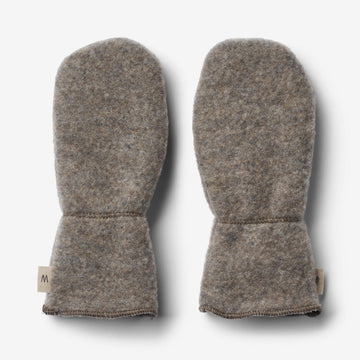 Wheat Wool Wool Fleece Miitens Jay Accessory 3015 brown melange
