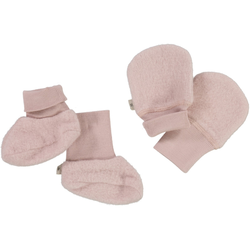 Wheat Wool Wool Fleece Mittens Acc 2487 rose powder