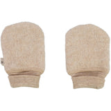 Wheat Wool Wool Fleece Mittens Acc 3204 khaki melange