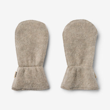 Wheat Outerwear Wool Fleece Mittens Jay Accessory 3204 khaki melange
