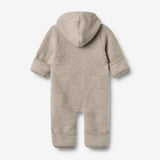 Wheat Wool Wool Fleece Suit Ata Jumpsuit 3204 khaki melange