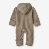 Wheat Wool Wool Fleece Suit Ata | Baby Jumpsuits 0099 grey stone