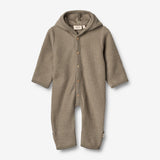 Wheat Wool Wool Fleece Suit Ata | Baby Jumpsuits 0099 grey stone