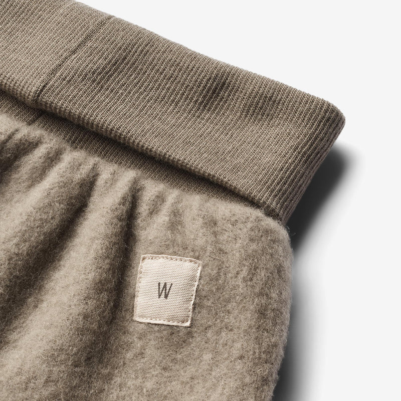 Wheat Wool Wool Fleece Trousers | Baby Trousers 0099 grey stone