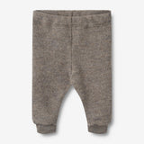 Wheat Wool Wool Fleece Trousers Kinnie Trousers 3015 brown melange