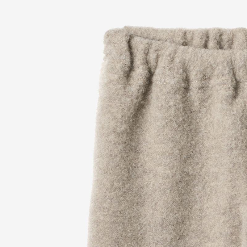 Wheat Wool Wool Fleece Trousers Kinnie Trousers 3204 khaki melange