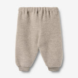 Wheat Wool Wool Fleece Trousers Kinnie Trousers 3204 khaki melange