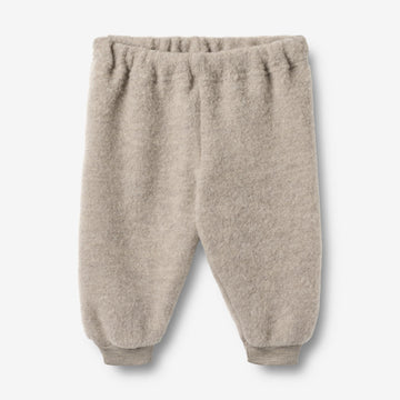 Wheat Wool Wool Fleece Trousers Kinnie Trousers 3204 khaki melange