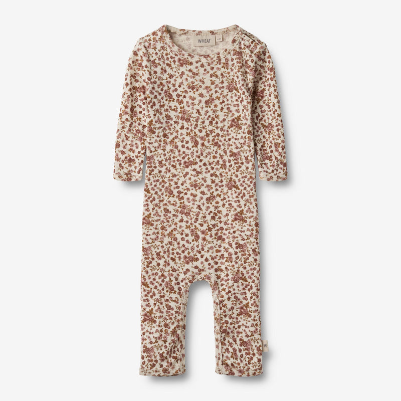 Wheat Wool Wool Jumpsuit L/S Haven Jumpsuits 2475 rose flowers