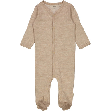 Wheat Wool Wool Jumpsuit WF Jumpsuits 3204 khaki melange