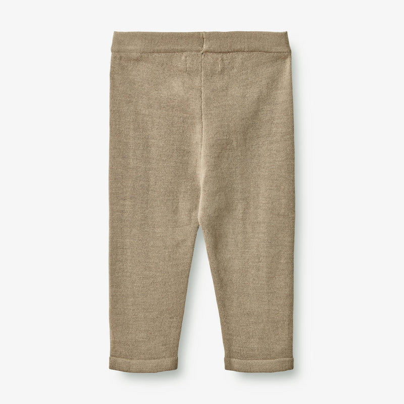 Wheat Main Wool Knit Trousers Neel | Baby Trousers 3239 beige stone