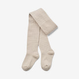 Wheat Main Wool Lace Tights Karla Socks/Tights 3191 offwhite