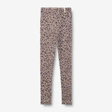 Wheat Wool Wool Leggings Leggings 1493 purple flowers