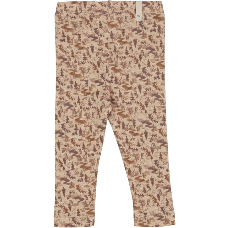 Wheat Wool Wool Leggings Leggings 3208 khaki wild life