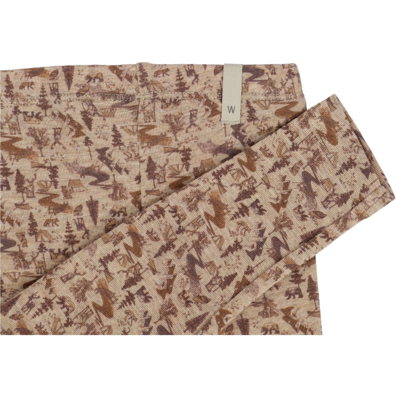 Wheat Wool Wool Leggings Leggings 3208 khaki wild life