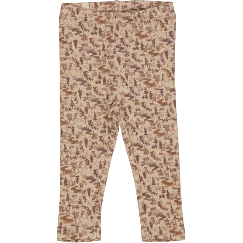 Wheat Wool Wool Leggings Leggings 3208 khaki wild life