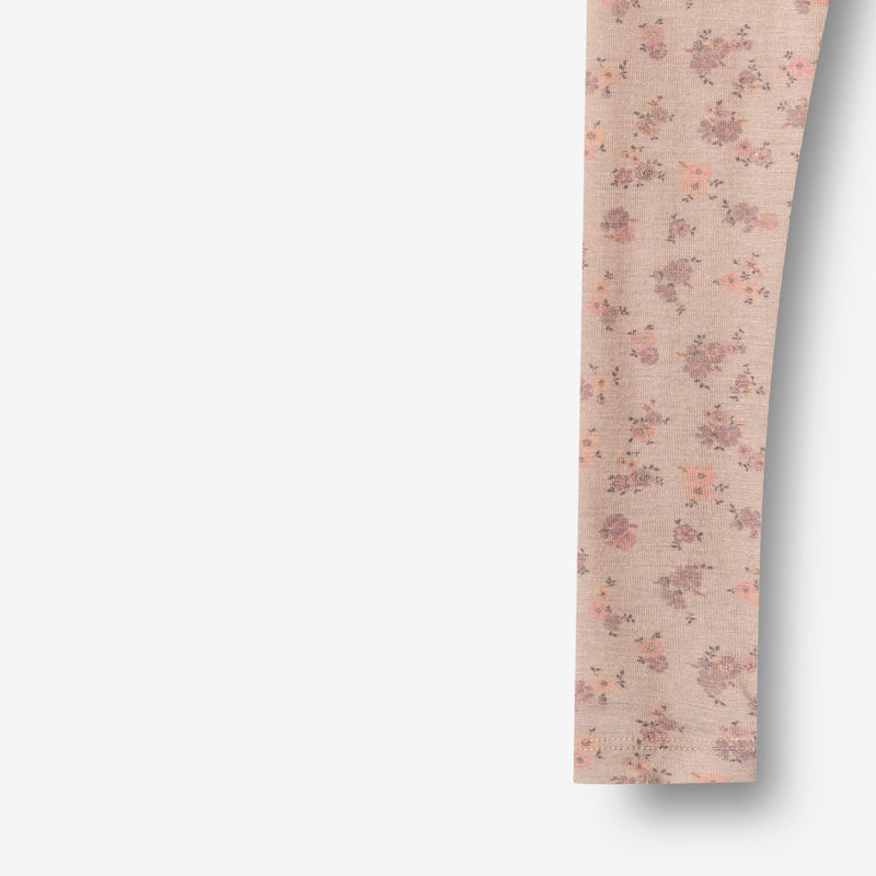 Wheat Wool Wool Leggings Agi Legging 1358 lilac flowers